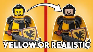 Which is better Yellow Or Skin-Tone for LEGO Castle?