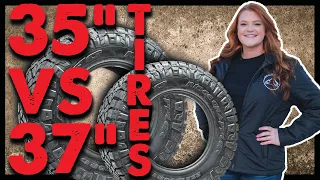 LIFTED TRUCK COMPARISON: Comparing 35 to 37 Inch Tires on a Lifted GMC Sierra