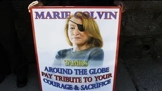 Dernier hommage à Marie Colvin