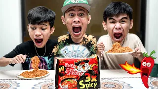 EXTREME SPICY NOODLES X4 CHALLENGE YOU WIN 5,000 PESO!