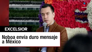 Presidente de Ecuador justifica asalto a la embajada de México