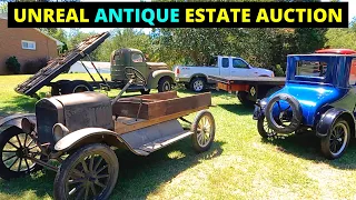 Massive Antique Estate/Farm Auction @ Insane Deals. Vintage Trucks/Tractors. Real American Pickers.