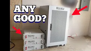 Ruixu Battery Cabinet Install and Battery Review