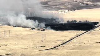 Crews battle several East Bay fires including 110-acre blaze near Livermore