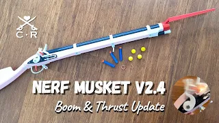 Nerf Musket V2.4: Boom & thrust update