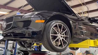 Oil drain procedure - Mercedes SLS AMG