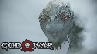 God Of War The World Serpent (Giant Snake ) First Cutscene