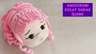 Amigurumi Kolay Dudak İşleme (easy lip processing)