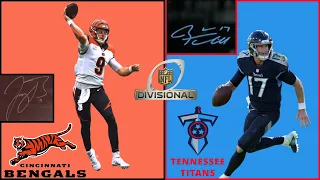 Bengals vs. Titans Divisional Round Highlights | NFL 2021! Reaction