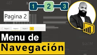 🚀 Creando Menú de Navegación Personalizado en Power BI | Navegando entre Paginas