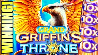 ★NEW SLOT!★ WOW! 10X REEL HIT!! GRIFFIN'S THRONE GRAND Slot Machine (IGT)