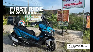 FIRST RIDE IN 26 YEARS | RIDE TO THAILAND - WMOTO RT3