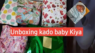Unboxing kado dan paket baby kiya