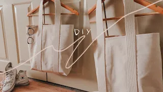 DIY TOTE BAG FOR BEGINNERS | abetweene