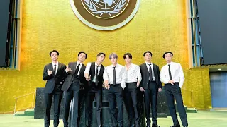 "BTS " Performed UNGA "Permission to Dance" 2021 / Full Speech of 76 UNGA SDG Moment Live At UN 2021