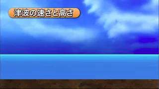 【津波に備える】津波の速さと高さ