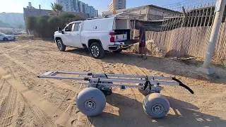 Effortless Kayak Transport with Torque Dolly: From Car to Waterline!