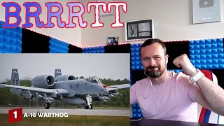 SCOTTISH GUY Reacts To Top 7 Badass Planes In The US Military 🇺🇸