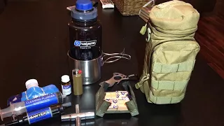 Condor Water Pouch set up