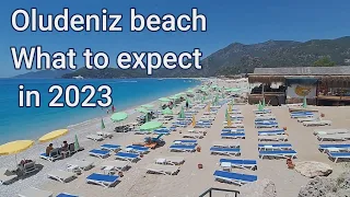 The blue waters of Oludeniz are a must to swim in if you visit Turkey. Cocktails by the sea!