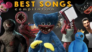 🎵 BEST HORROR  SONGS | Huggy Wuggy, Doors, Skibidi Toilet, Banban, TV Man, SCP, Rainbow friends