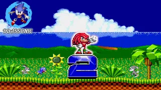 Proto Knuckles in Sonic The Hedgehog 2 Extended • Sonic Hack