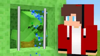 Saving Mikey From Slime Prison in Minecraft!