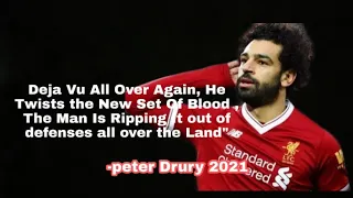 MO SALAH solo Goals with Peter Drury Commentary 2021||Peter Drury best commentary season 2021/2022