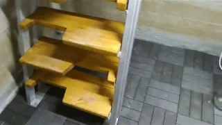 Самая простая лестница для погреба/simple staircase