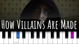 How Villains Are Made ~ Madalen Duke (piano tutorial)