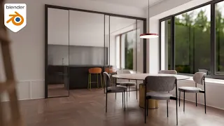 How to create this arch viz interior scene in blender content marathon