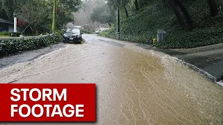 Watch: Massive storm takes on California