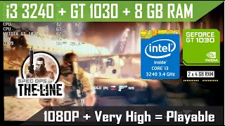 [i3 3240 + GT 1030 + 8 GB RAM] Spec Ops The Line | 1080p - Very High | Camera Record