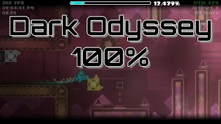 (Geometry Dash) Dark Odyssey 100% (All Coins) (Extreme Demon)