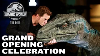 Grand Opening Celebration of Jurassic World - The Ride with Chris Pratt and Bryce Dallas Howard