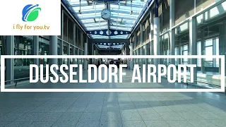 Duesseldorf Airport walk through... How i get from the Train Station to the Terminal?