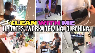 COME CLEAN WITH ME SHARING GOOD AND BAD NEWS: MESSY HOUSE CLEANING MOTIVATION