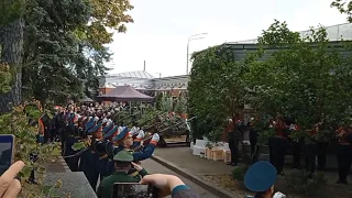 Похороны Михаила Горбачева на Новодевичьем кладбище