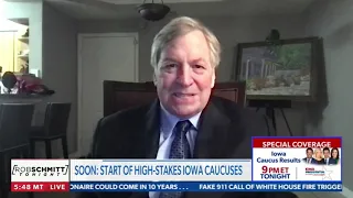 Hilarious moment man in his underwear casually crashes Clinton advisor Dick Morris' Newsmax intervie
