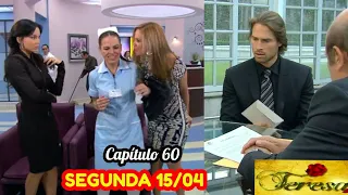 TERESA capítulo de hoje SEGUNDA-feira (15/04/2024) novelas do SBT