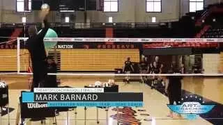 Off the Block Fit Ball Drill - Mark Barnard - The Art of Coaching Volleyball