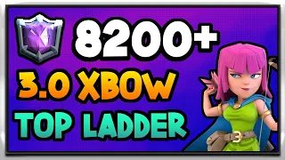 🏆8200+ Top 5 3.0 Xbow Gameplay — Clash Royale
