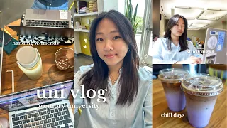 UNI VLOG 📂📓 studying, chill days, peaceful, cafes