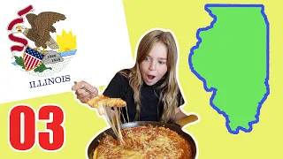 New Zealand Family Try DEEP DISH PIZZA For The First Time! ILLINOIS State Food