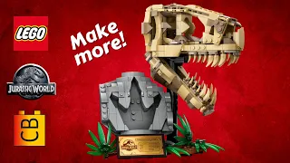 LEGO Jurassic World Dinosaur Fossils: T. rex Skull | Set 76964 | Build and Review