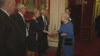 The Queen performs for the Queen (and Kate)