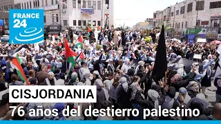 Palestinos conmemoran en Ramallah los 76 años de la Nakba, con el temor a otra "catástrofe" en Gaza