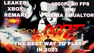 Goldeneye 007 - Unreleased Xbox 360 remake gameplay - XENIA emulator PC 1080p/60 FPS