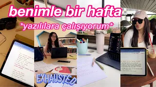 BENİMLE BİR HAFTA! | SON YAZILILARA ÇALIŞIYORUZ📚