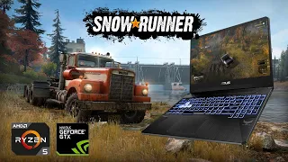 SnowRunner on ASUS TUF FX505DT | Ryzen 5 3550H | GTX 1650 | 8GB DDR4